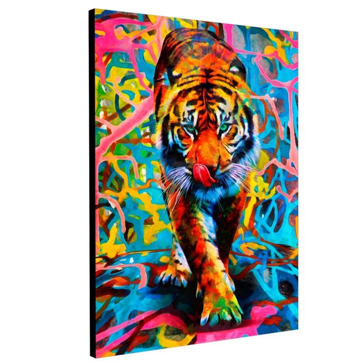 Curvart Plano Tigre Multicolor