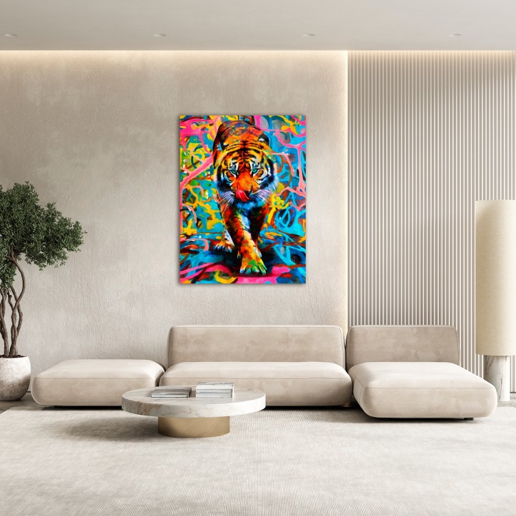 Curvart Plano Tigre Multicolor Curvart Plano Tigre Multicolor