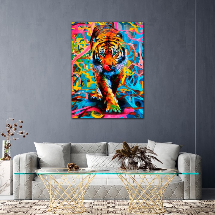 Curvart Plano Tigre Multicolor Curvart Plano Tigre Multicolor