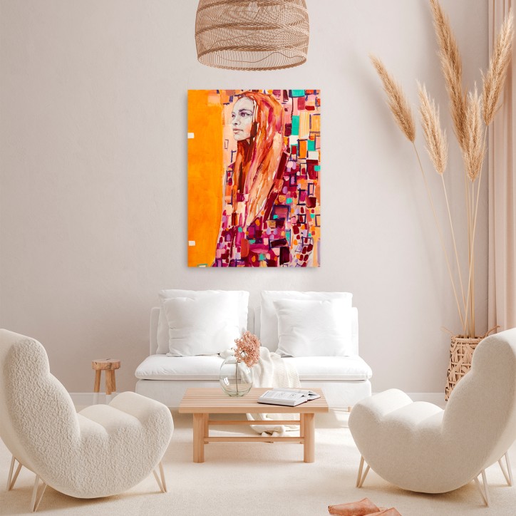 Curvart Plano Pintura Abstracta Mujer Arte Curvart Plano Pintura Abstracta Mujer Arte