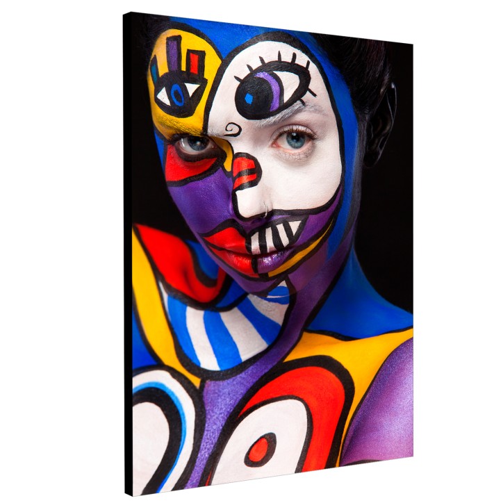 Curvart Plano Mujer Arte Maquillaje Colorido Curvart Plano Mujer Arte Maquillaje Colorido