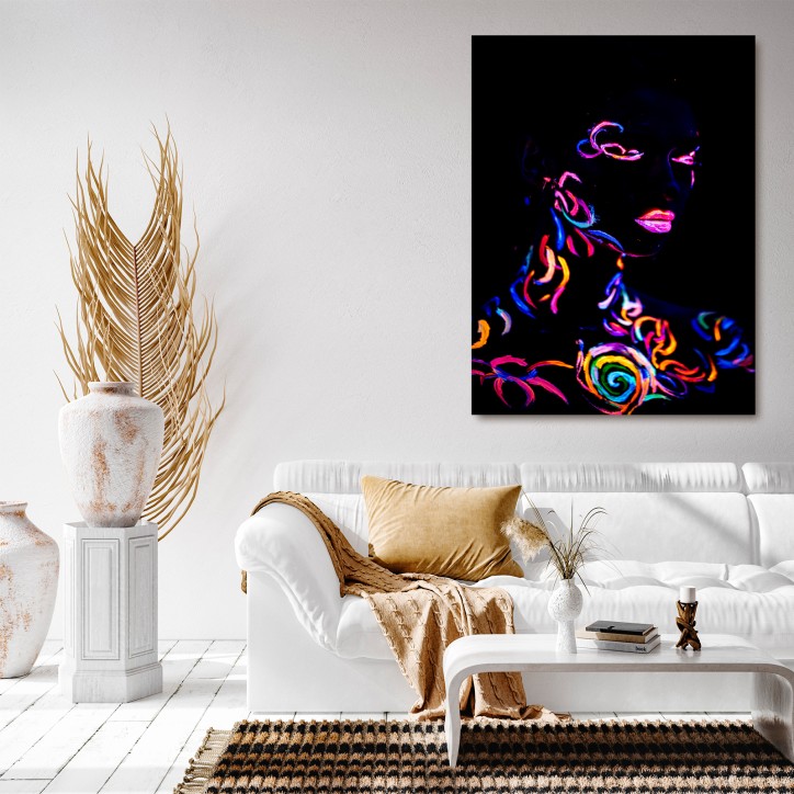 Curvart Plano Cuerpo Mujer Fluorescente Curvart Plano Cuerpo Mujer Fluorescente
