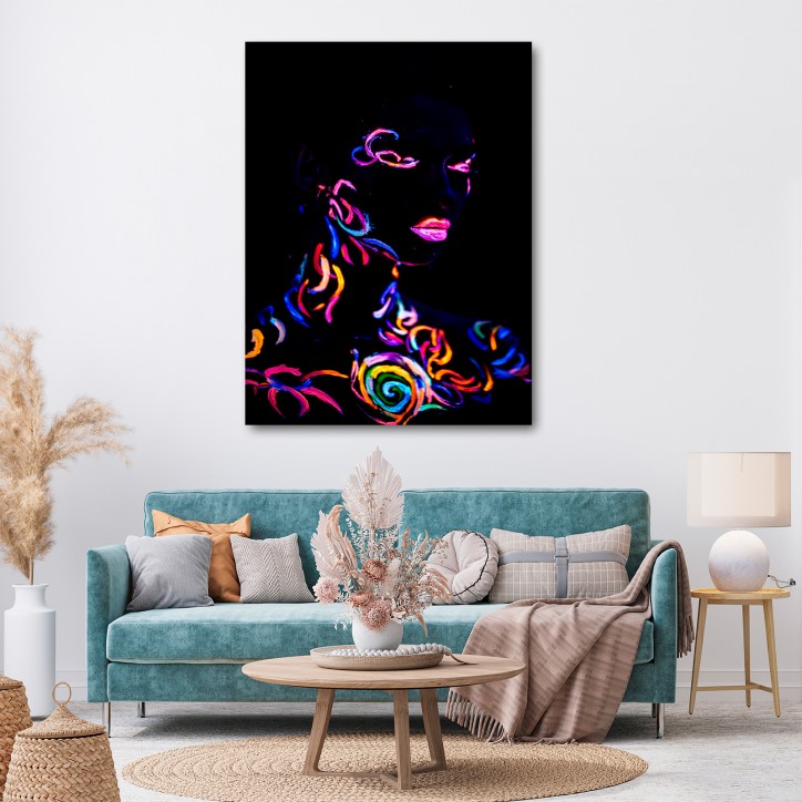 Curvart Plano Cuerpo Mujer Fluorescente Curvart Plano Cuerpo Mujer Fluorescente