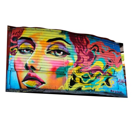 Curvart Curvo Graffiti Mujer Multicolor