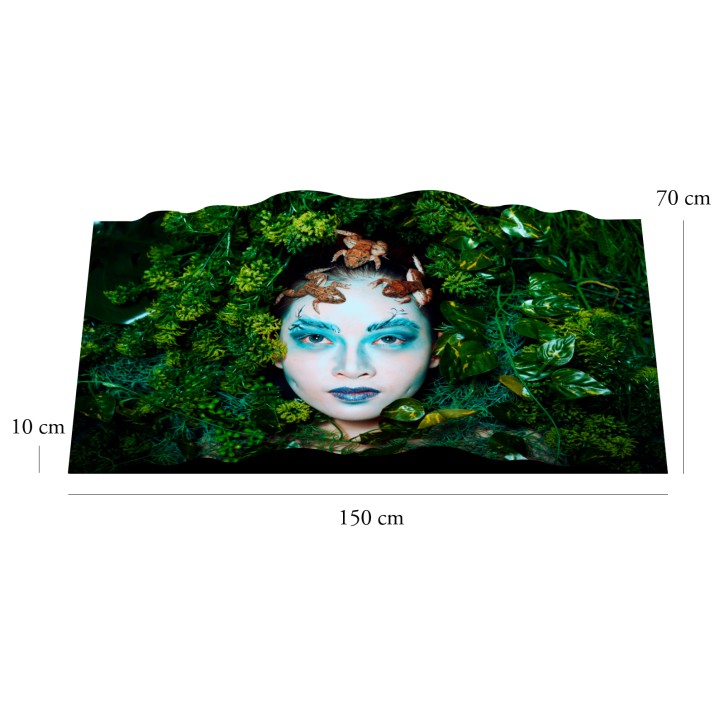 Curvart Curvo Mujer Tropical Ranas Curvart Curvo Mujer Tropical Ranas