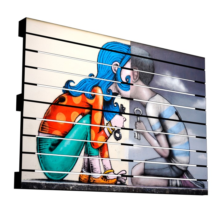 Curvart Palets Graffiti Niños Llave Curvart Palets Graffiti Niños Llave