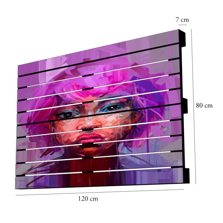 Curvart Palets Cara Femenina Colorida Curvart Palets Cara Femenina Colorida