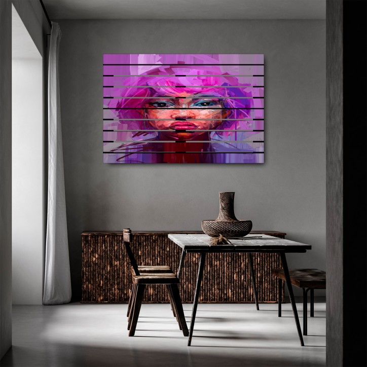 Curvart Palets Cara Femenina Colorida Curvart Palets Cara Femenina Colorida