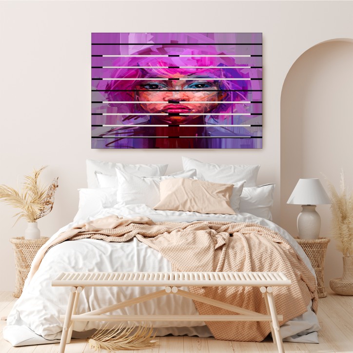Curvart Palets Cara Femenina Colorida Curvart Palets Cara Femenina Colorida