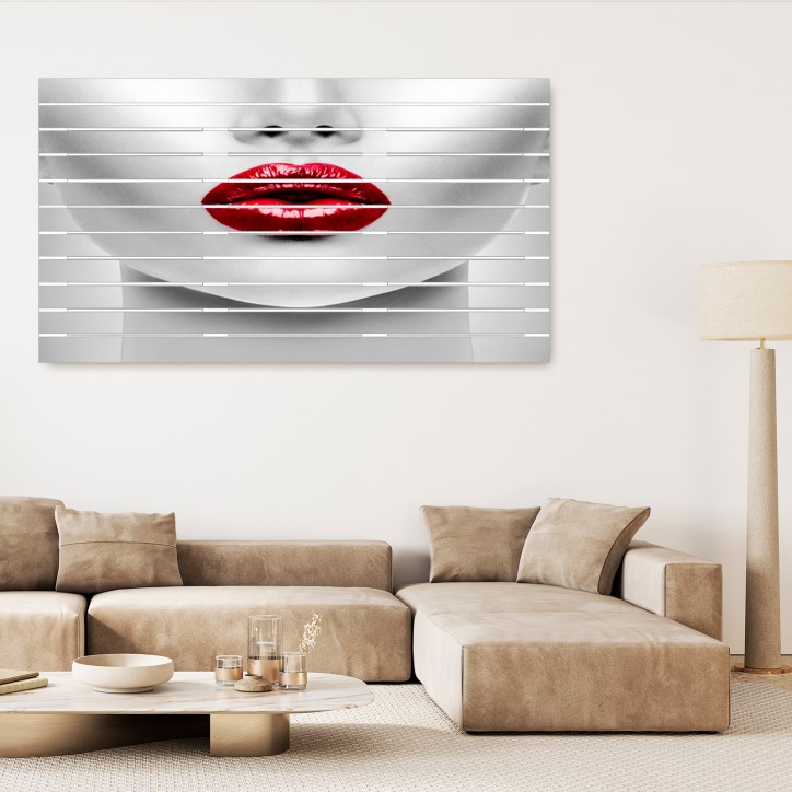 Curvart Palets Mujer Labios rojos