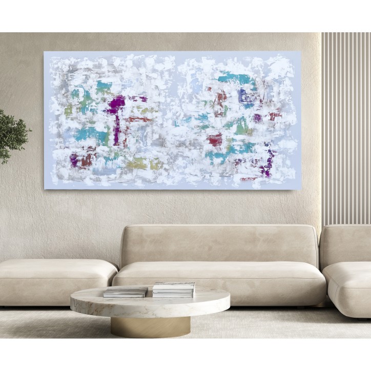 Pintura Original Abstracto Moteado Multicolor Pintura Original Abstracto Moteado Multicolor