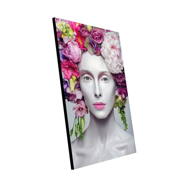 Cuadro Pintura Digital Reina de las flores