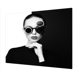 Cuadro Plano Fotografía Diseño Mujer Gafas Llamativas