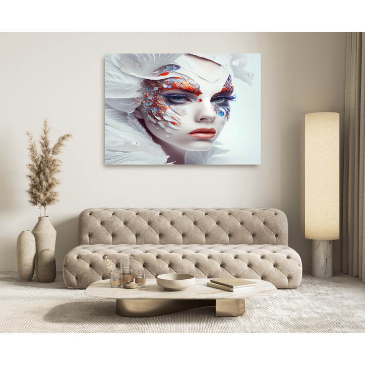 Cuadro Plano Fotografía Diseño Mujer Mirada Fija Cuadro Plano Fotografía Diseño Mujer Mirada Fija