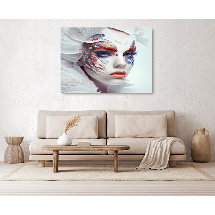 Cuadro Plano Fotografía Diseño Mujer Mirada Fija Cuadro Plano Fotografía Diseño Mujer Mirada Fija