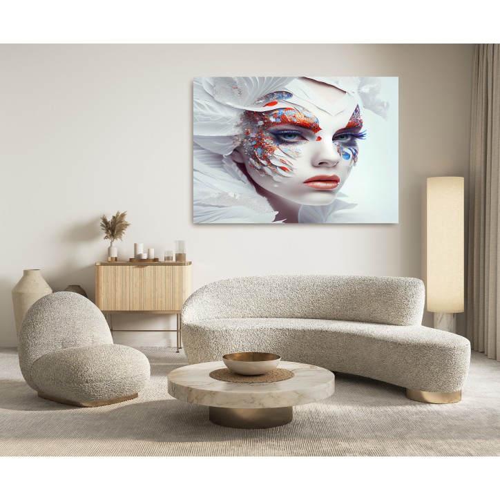 Cuadro Plano Fotografía Diseño Mujer Mirada Fija Cuadro Plano Fotografía Diseño Mujer Mirada Fija