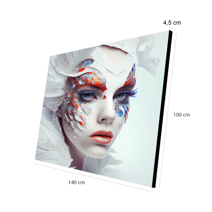Cuadro Plano Fotografía Diseño Mujer Mirada Fija Cuadro Plano Fotografía Diseño Mujer Mirada Fija