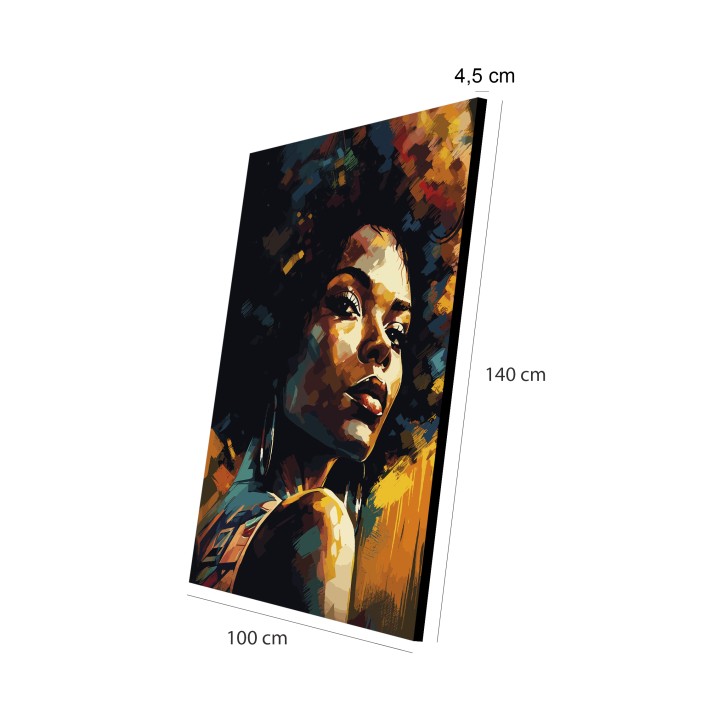 Cuadro Pintura Digital Mujer Arte Afro Cuadro Pintura Digital Mujer Arte Afro